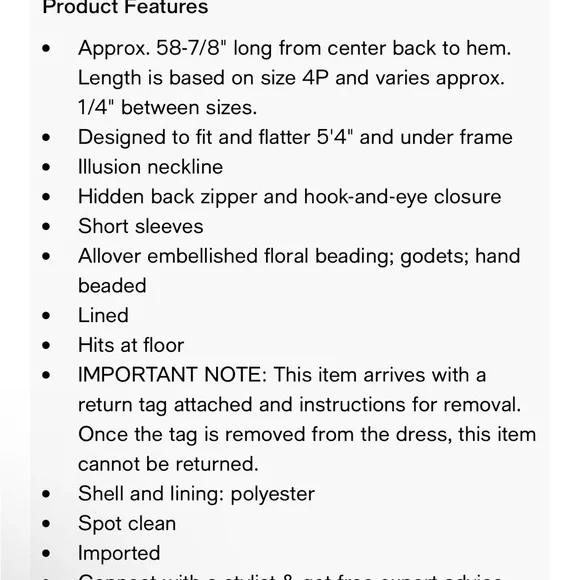 Adrianna Papell
Floral-Beaded Gown - Picture 8 of 15